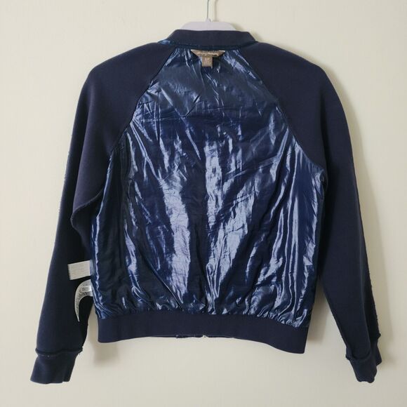 Tommy Bahama Aruba Quilted Full-Zip Jacket Womens Size S/P Navy Blue TW515525 - Picture 4 of 12